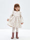 Crew Neck Floral Baby Girl Dress